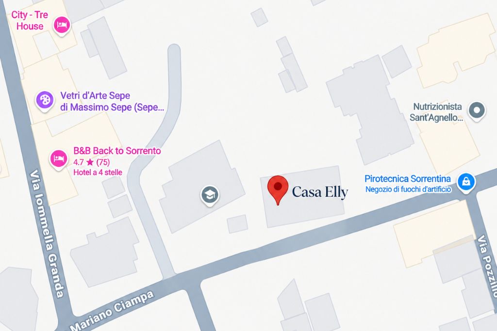 Casa Elly mappa casa elly