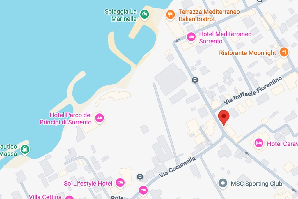 Casa Mia mapscasamia sorrentohouseexperience